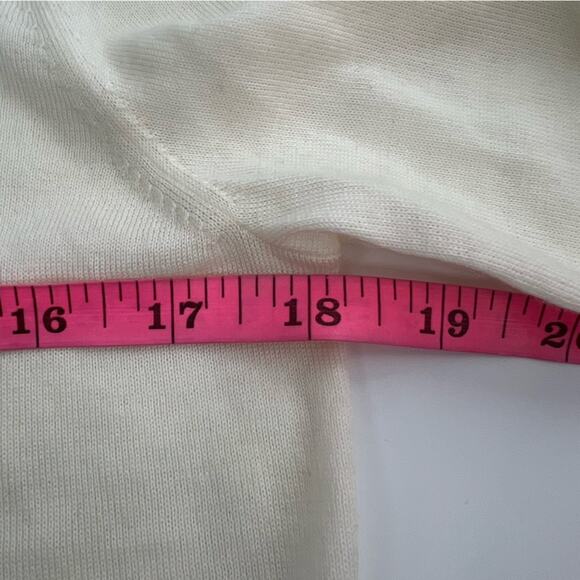 Jenni Kayne Grayson Pullover Sweater cream sz S - Picture 7 of 9